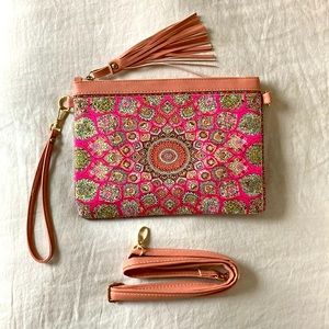 Pink Moroccan-Inspired Clutch, NWOT